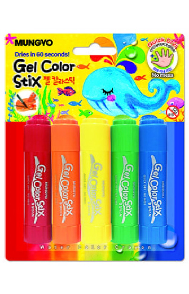Mungyo Gel Colour Stix 5 Basic Color Set
